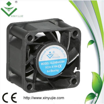 40 * 40 * 28 mm mini pequeña zise alta potencia de alto flujo de aire DC ventilador sin escobillas